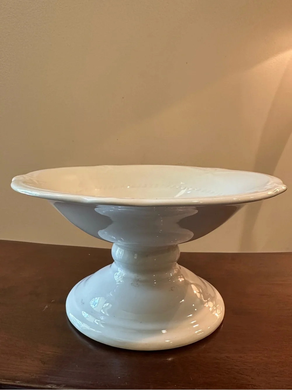 Southern Living Gallery • white ceramic serving dish • pottery